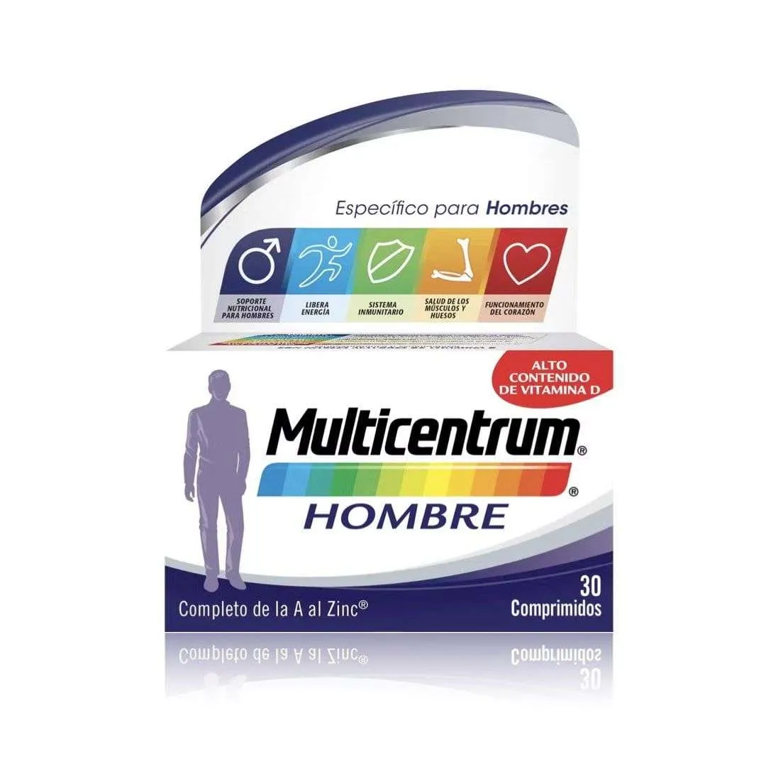 Multicentrum Hombre 30 comprimidos