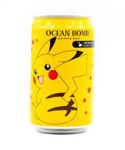 Bebida de pokemon pikachu sabor sidra OCEAN BOMB 330ml