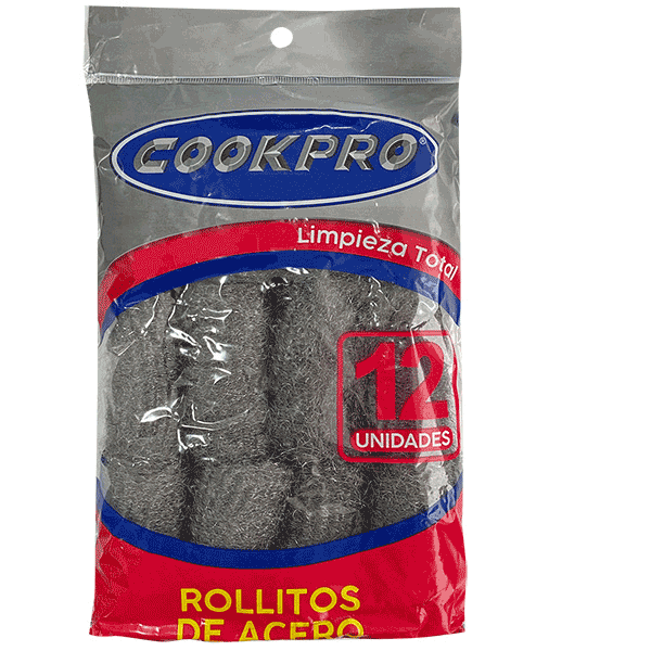 12 Rollitos de Acero