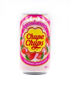 Gaseosa de chupa chups sabor crema de fresa 350ml