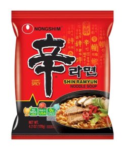 Alternative view of Fideos ramen instantáneos sabor picante NONGSHIM 114g